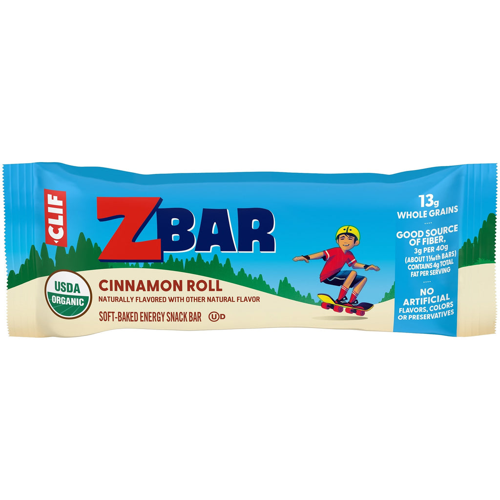 Cinnamon Roll Flavor Soft-Baked Energy Snack Bar, Organic Granola Bar W7
