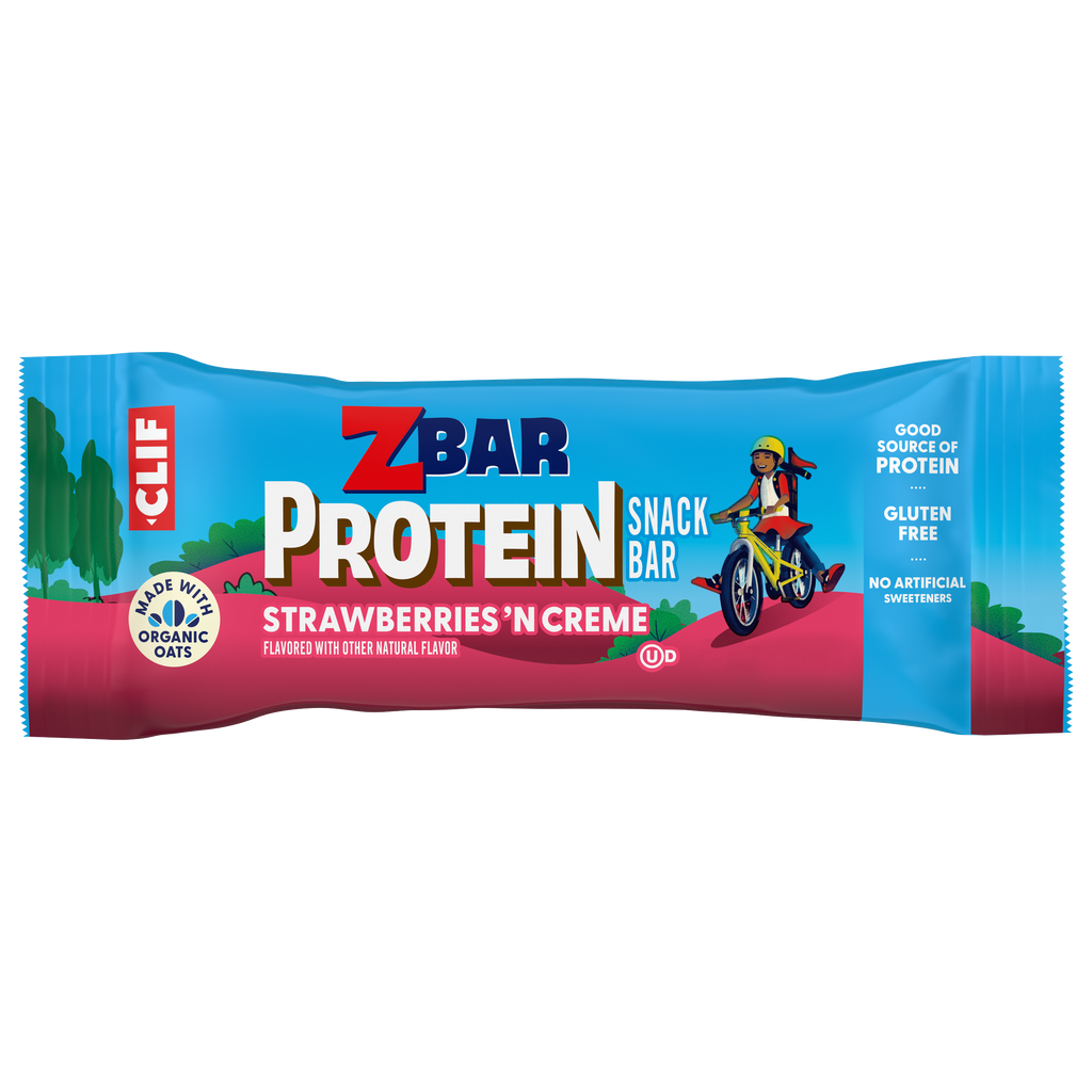 Protein Strawberries 'N Creme Crispy Snack Bars, Gluten Free Protein Bars W3