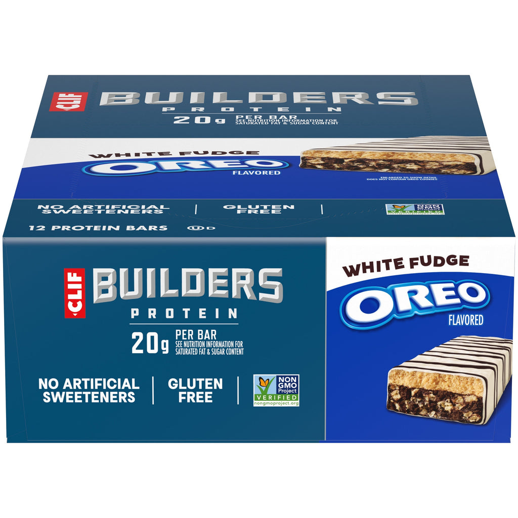 CLIF White Fudge OREO-Flavored Plant Based Protein Bars X5