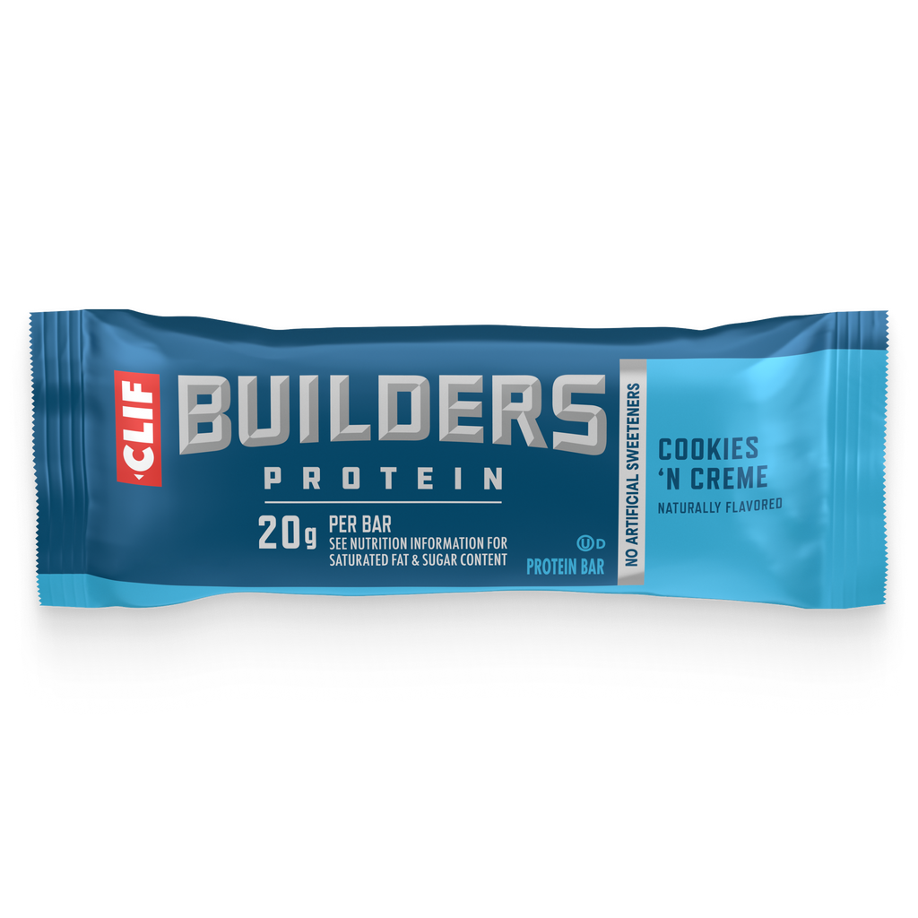 CLIF Cookies 'N Creme Flavor Plant Based Protein Bars A0