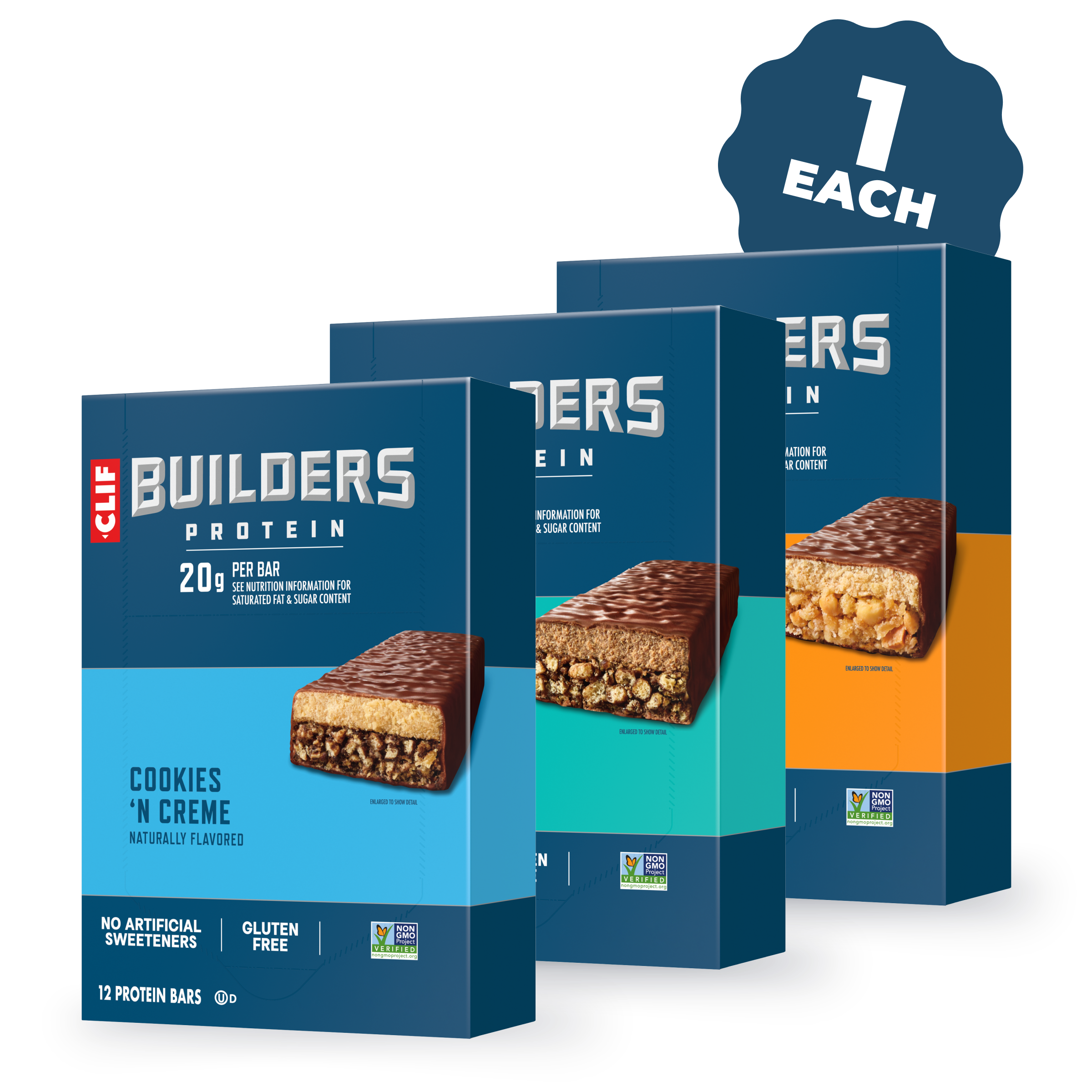 CLIF Protein Bar Bulk Variety Pack, 36 Bars Z5