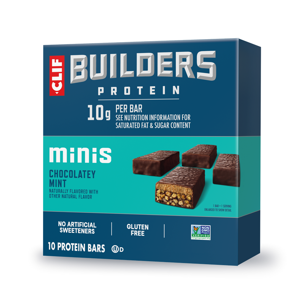 CLIF Minis Chocolatey Mint Plant Based Protein Bars H6