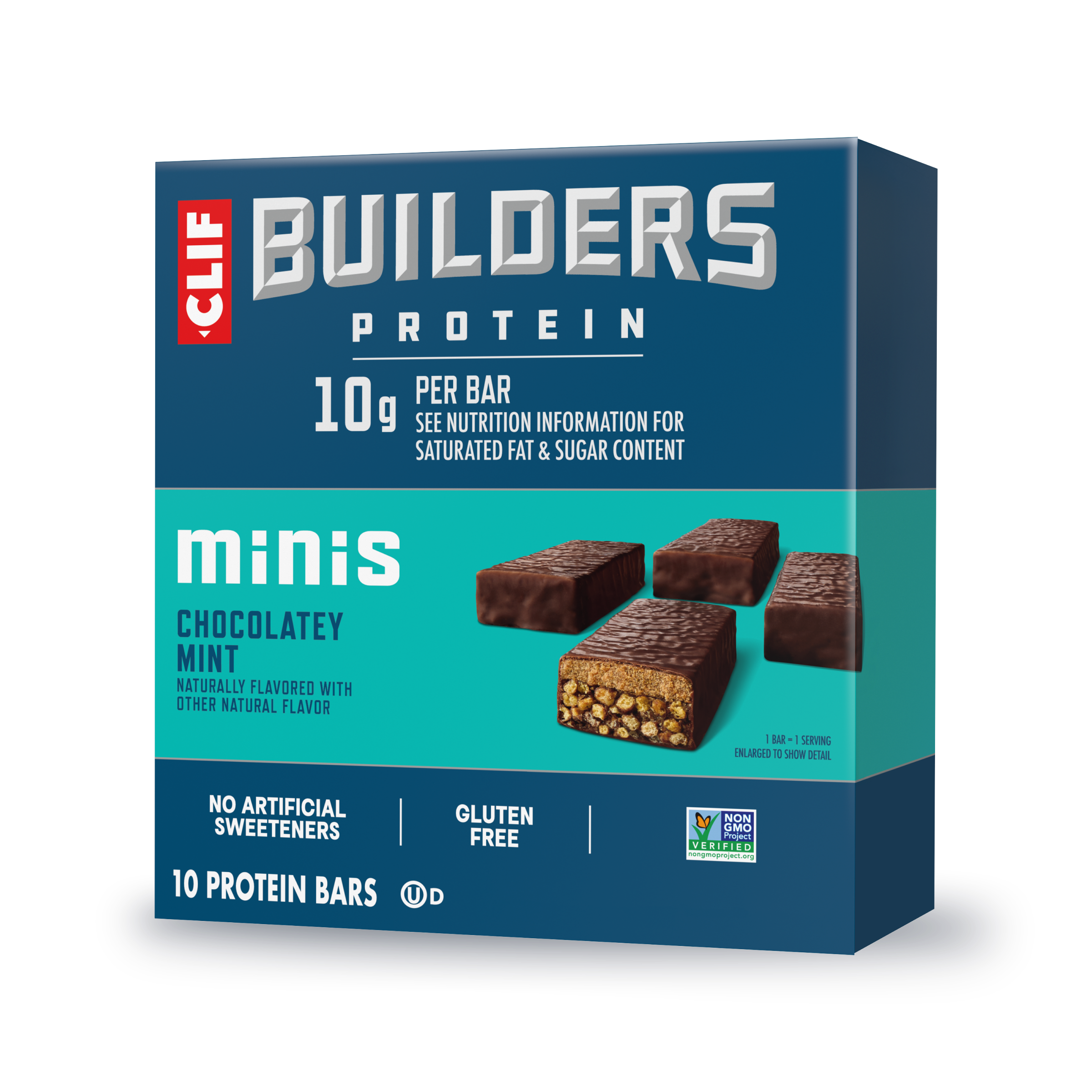 CLIF Minis Chocolatey Mint Plant Based Protein Bars H6