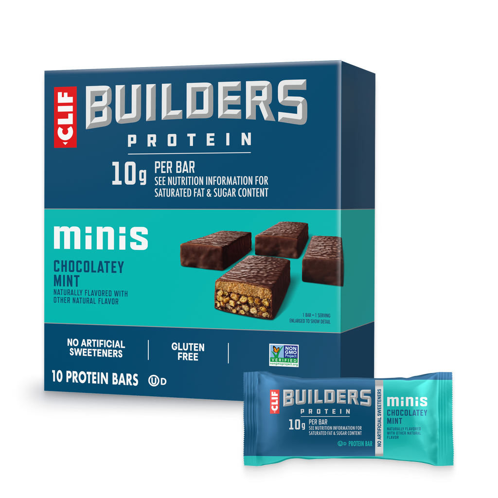 CLIF Minis Chocolatey Mint Plant Based Protein Bars H6