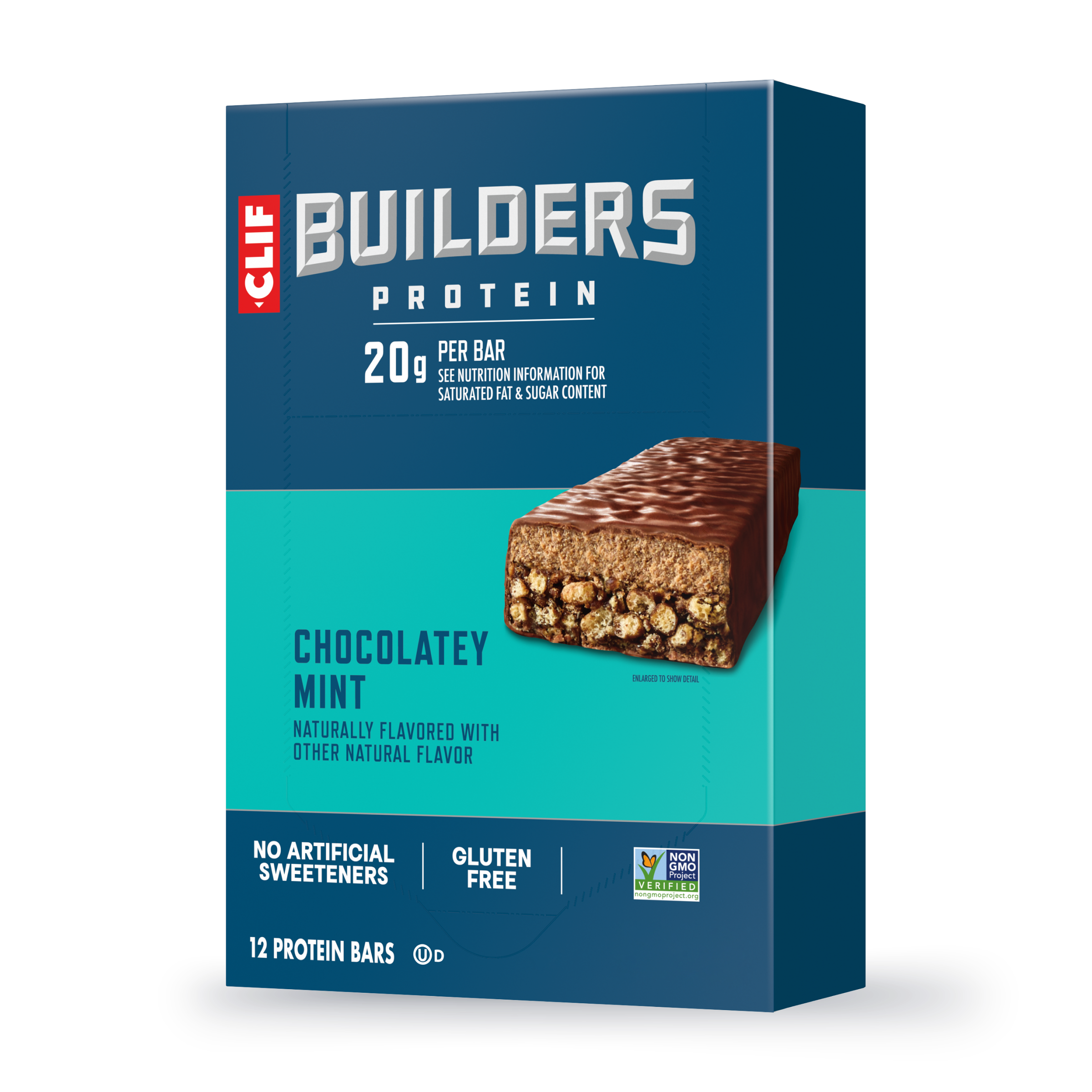 CLIF Chocolatey Mint Plant Based Protein Bars S5