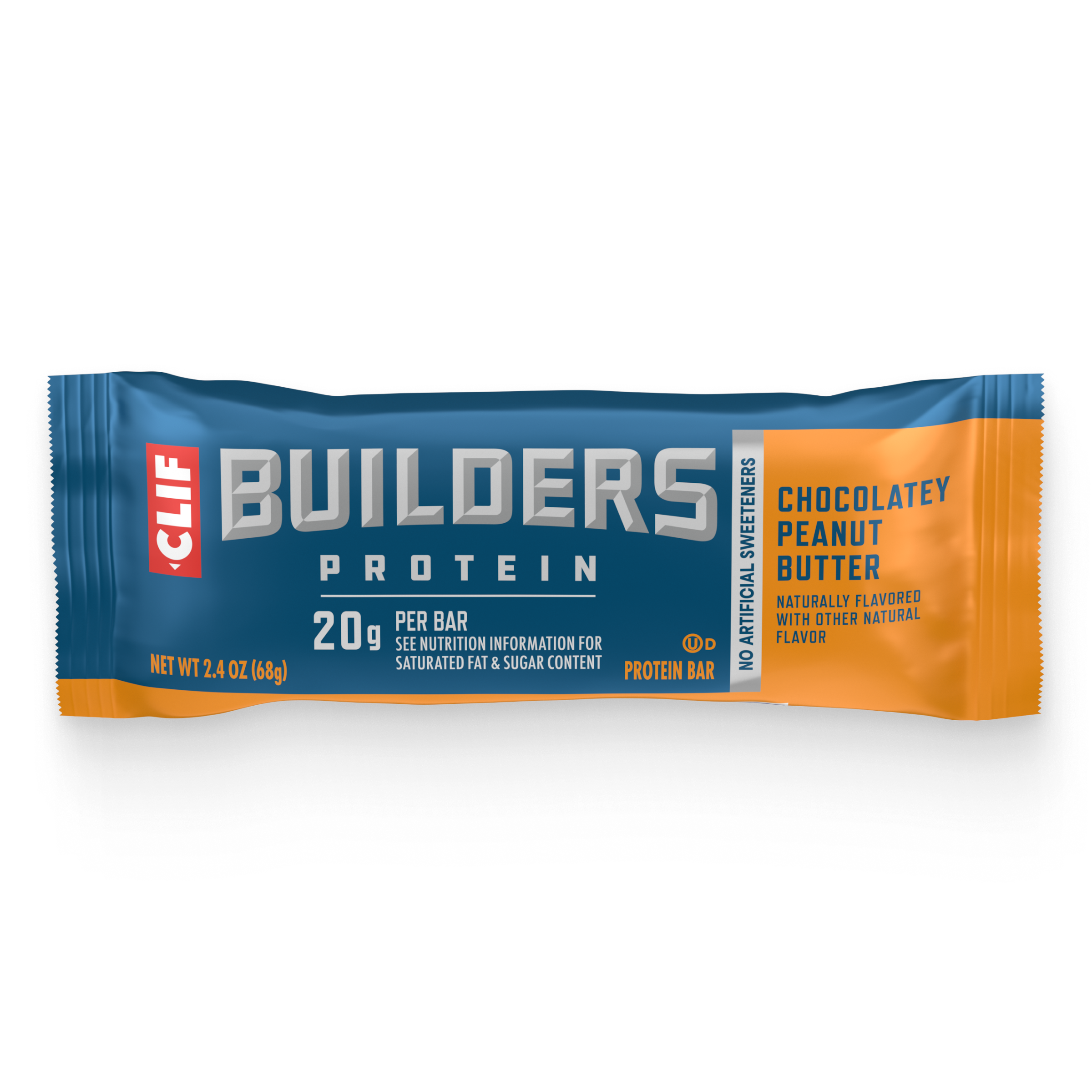 CLIF Chocolatey Peanut Butter Plant Based Protein Bars X4