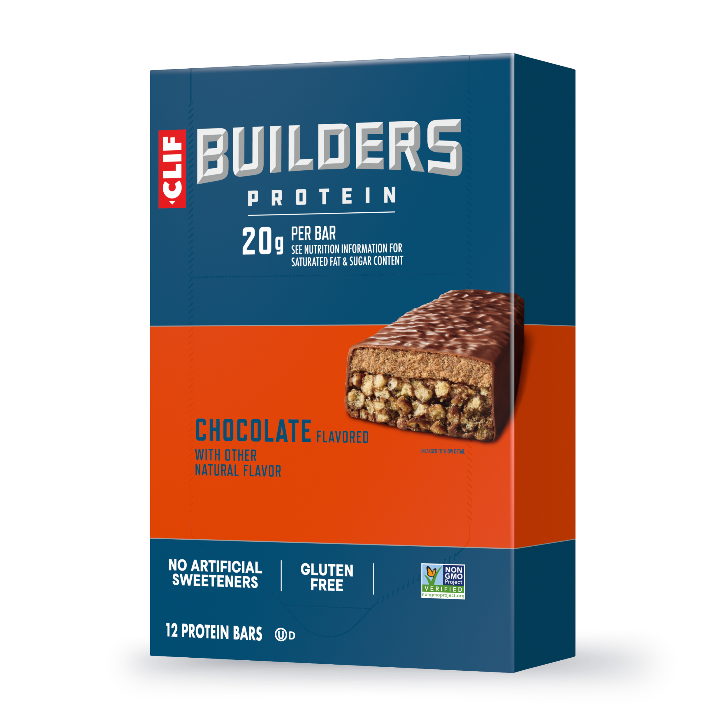 CLIF Chocolate Flavor Plant Based Protein Bars C7