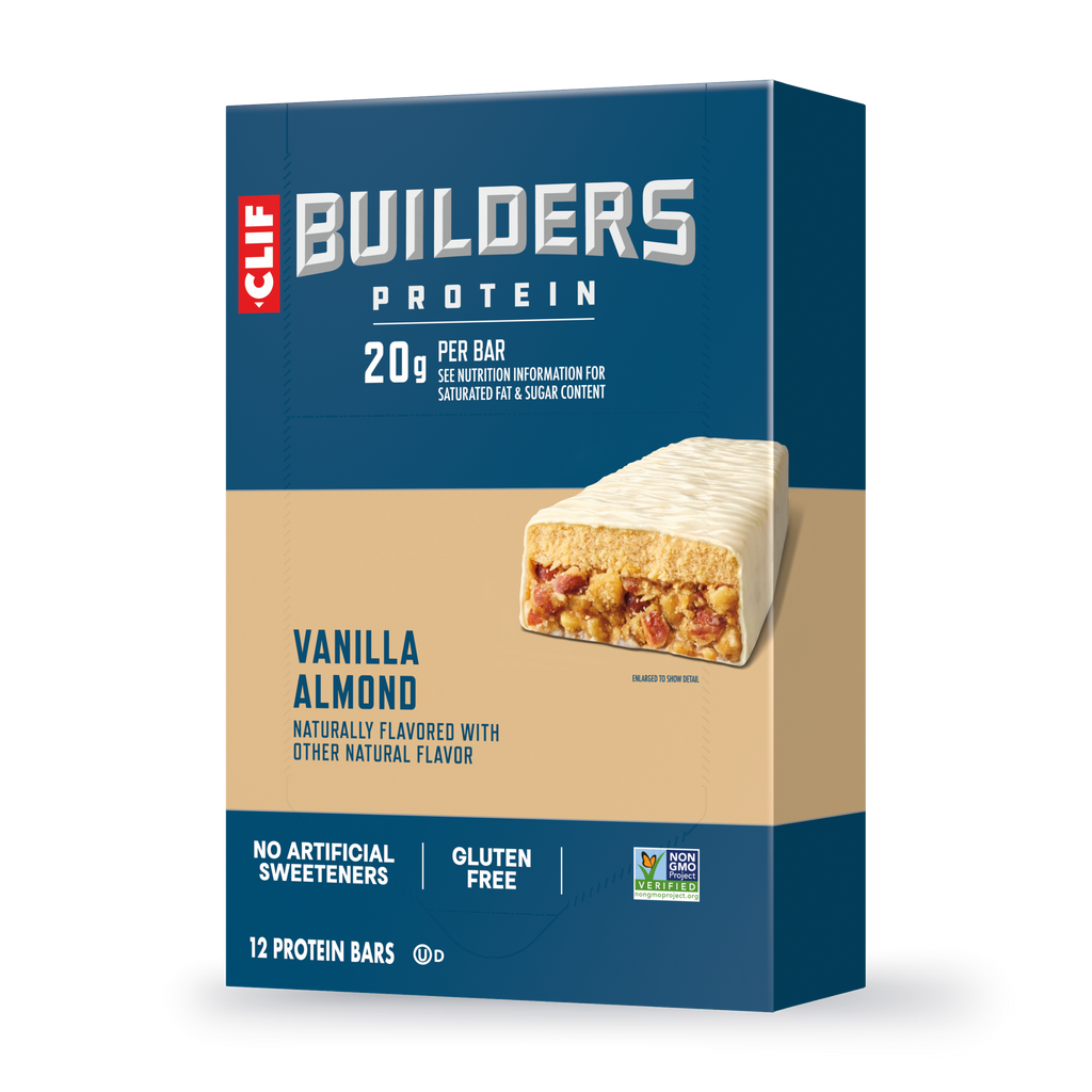 CLIF Vanilla Almond Flavor Plant Based Protein Bars L9