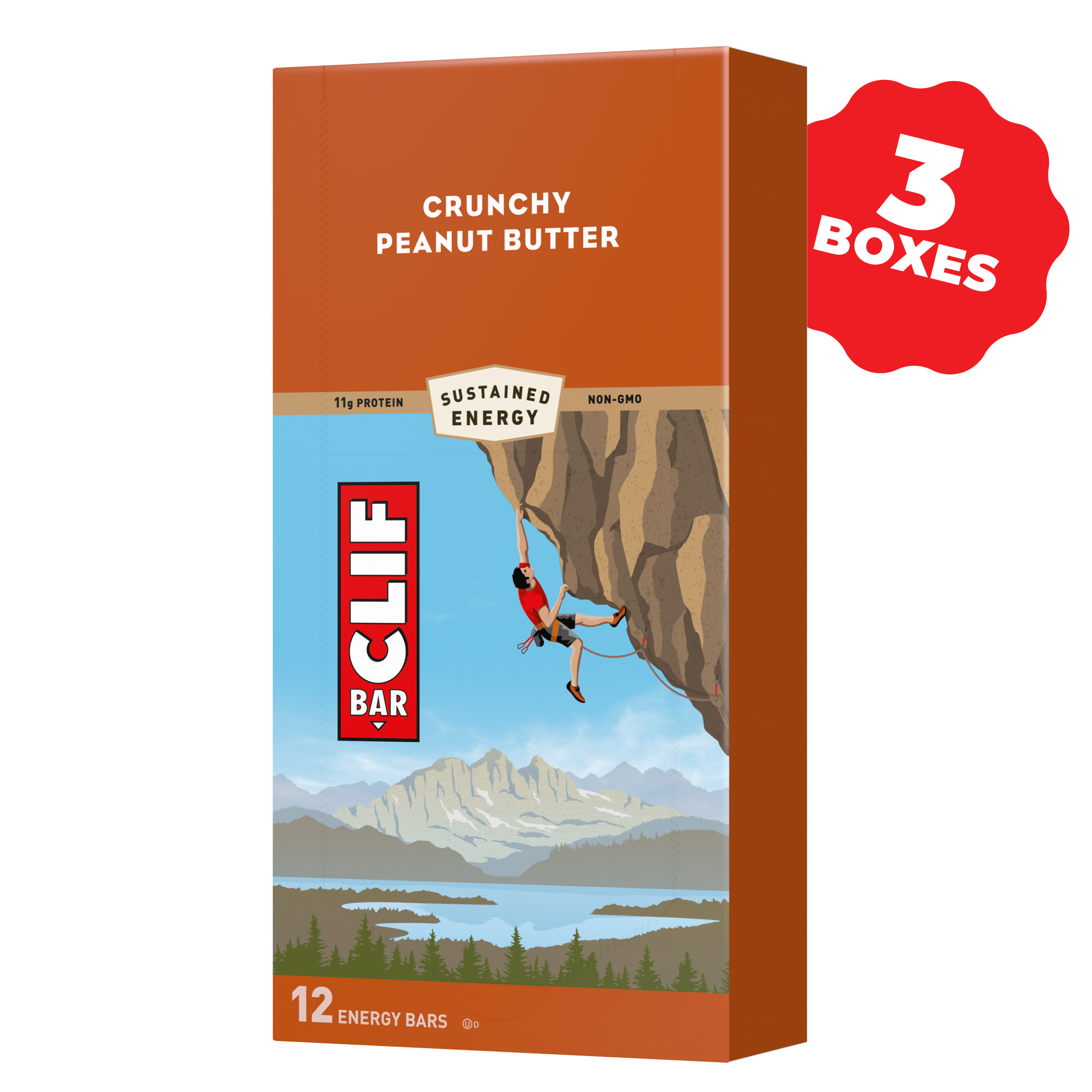 Crunchy Peanut Butter, 36 Bars J5