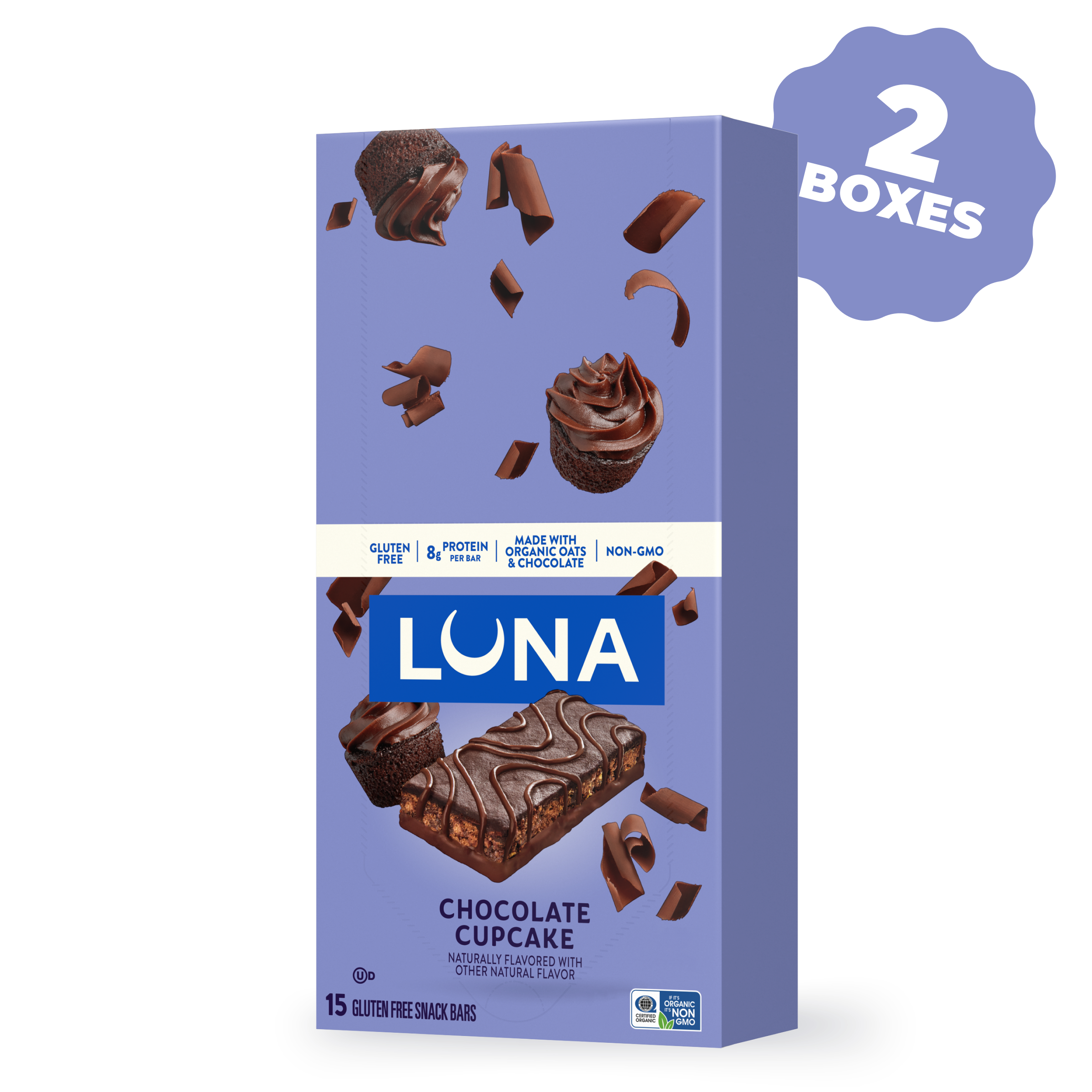 Bar Chocolate Cupcake Flavor Gluten Free Snack Bars, 30 Bars G2