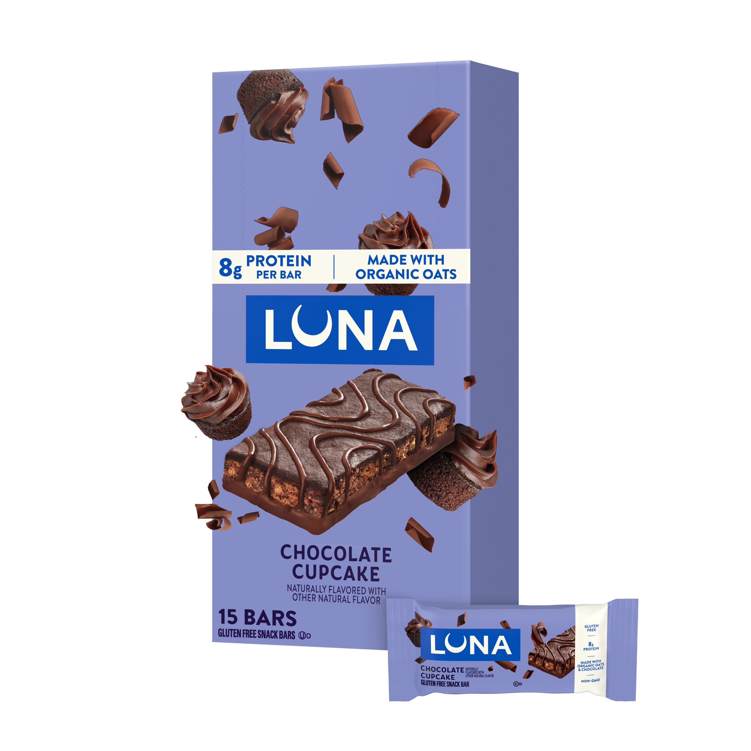Bar Chocolate Cupcake Flavor Gluten Free Snack Bar Z1