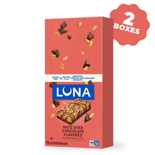 Bar Nutz Over Chocolate Flavor Gluten Free Snack Bars, 30 Bars H0