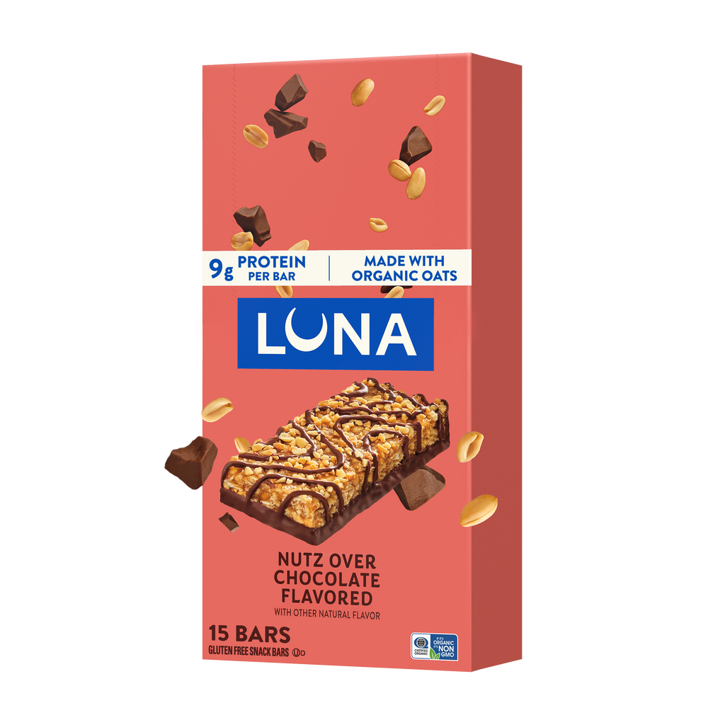 Bar Nutz Over Chocolate Flavor Gluten Free Snack Bars, Non-GMO Protein Bars Z8