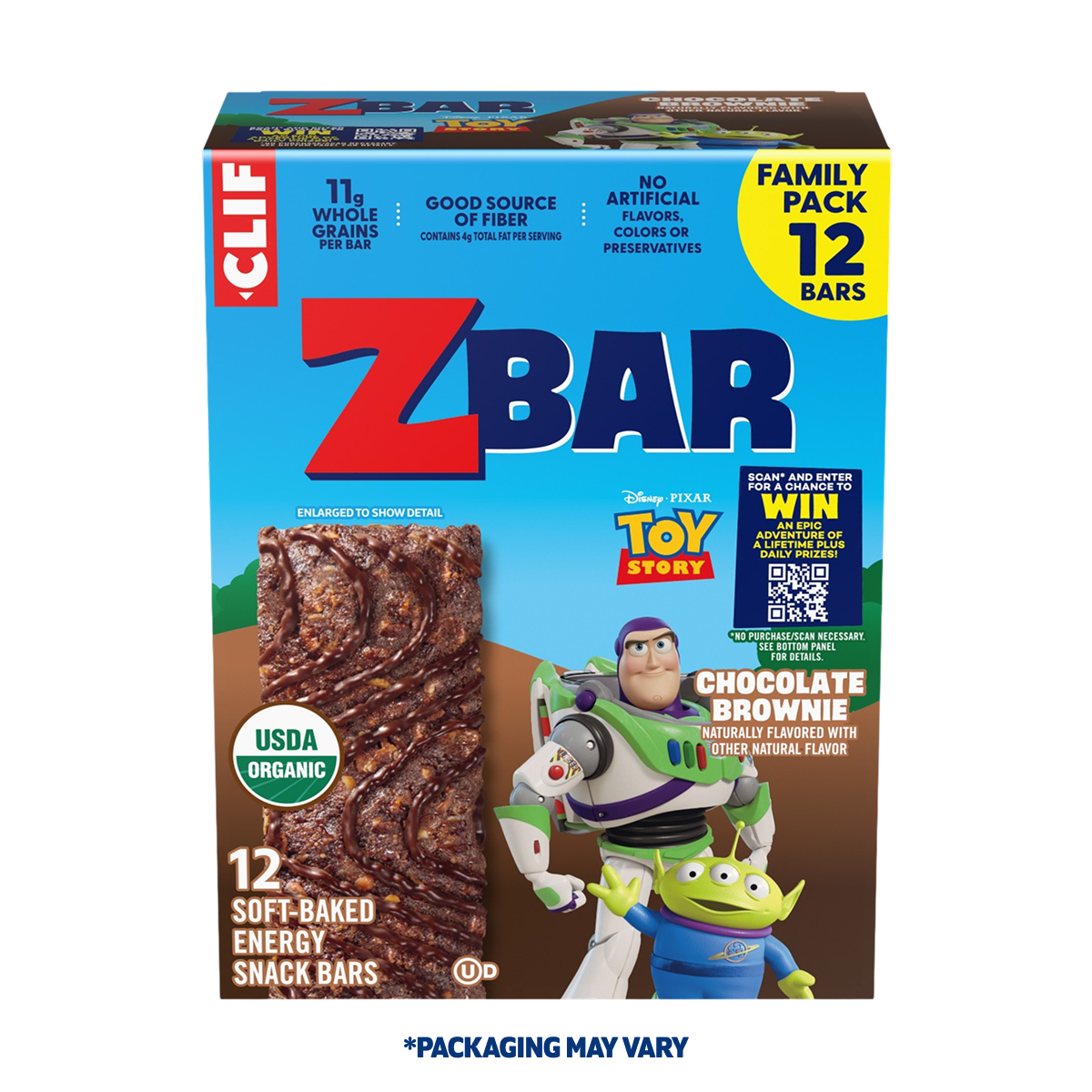 Chocolate Brownie Soft-Baked Energy Snack Bars, Organic Granola Bars G7