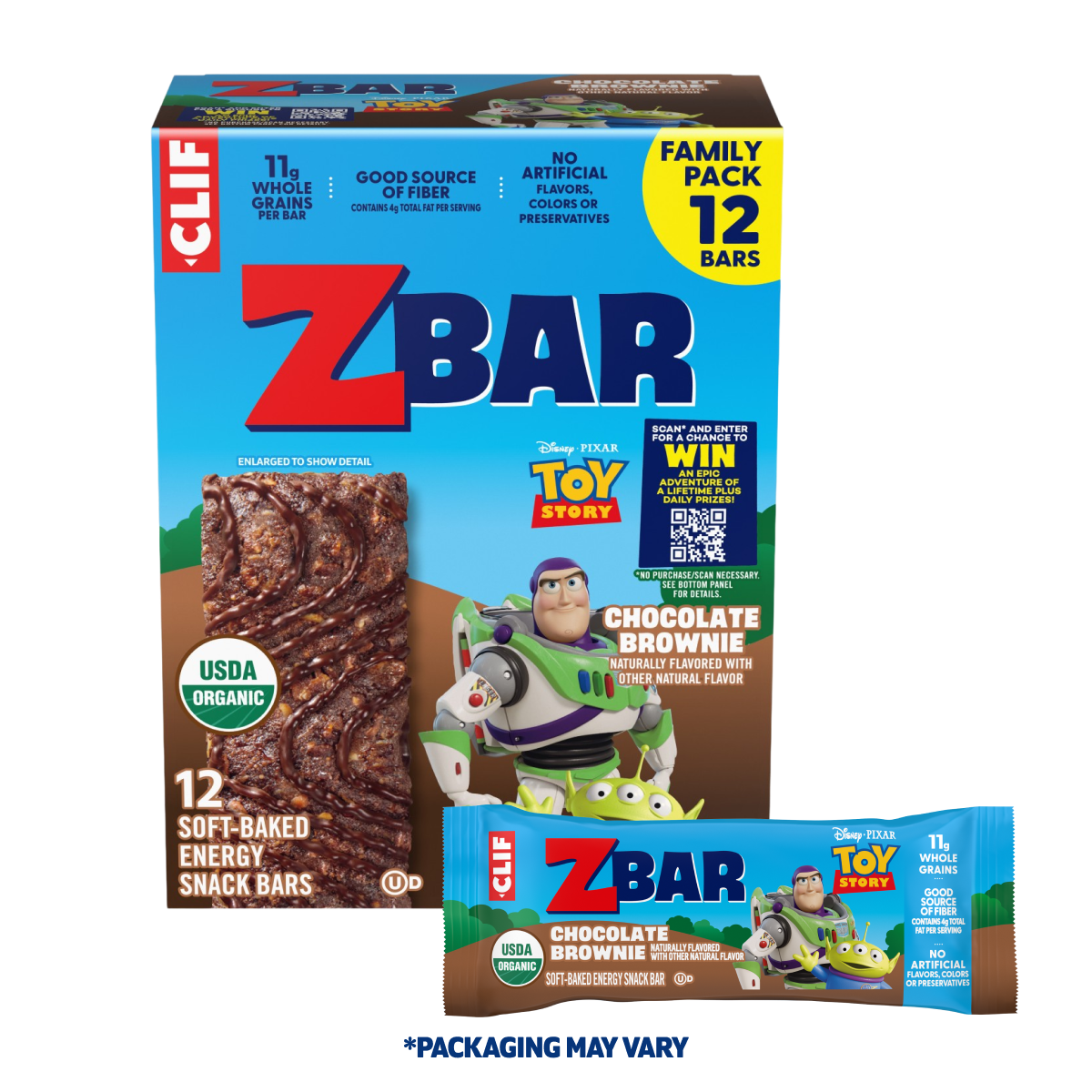 Chocolate Brownie Soft-Baked Energy Snack Bars, Organic Granola Bars G7