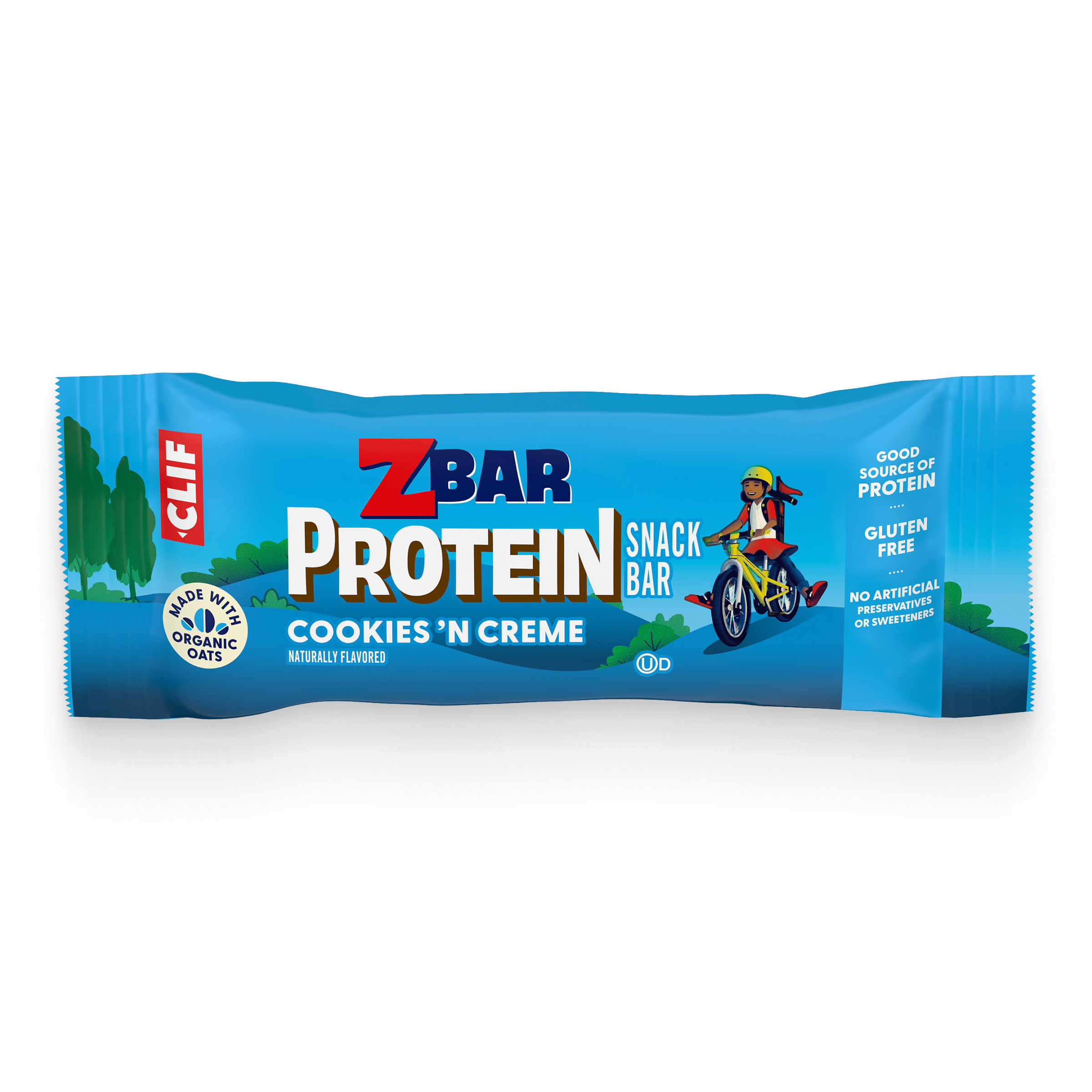 Protein Cookies 'N Creme Crispy Snack Bars, Gluten Free Protein Bars E4