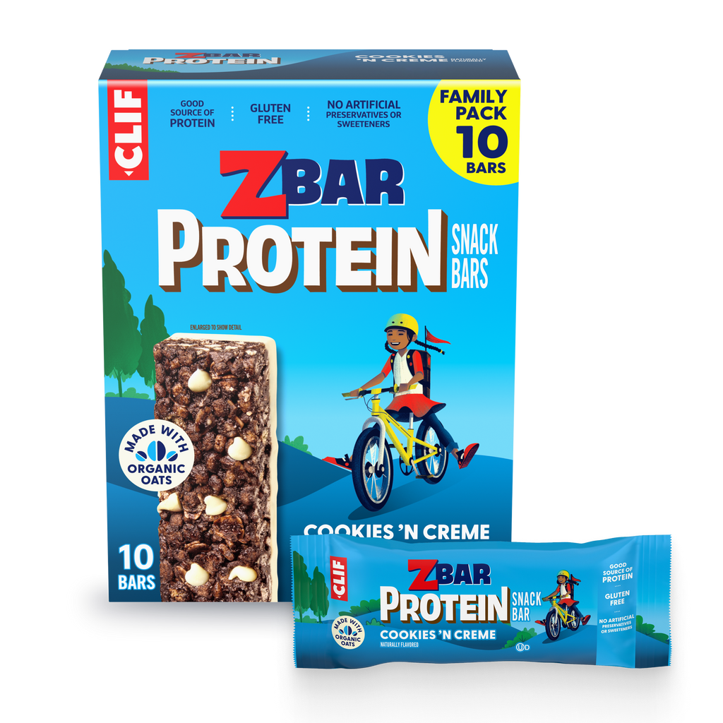 Protein Cookies 'N Creme Crispy Snack Bars, Gluten Free Protein Bars E4
