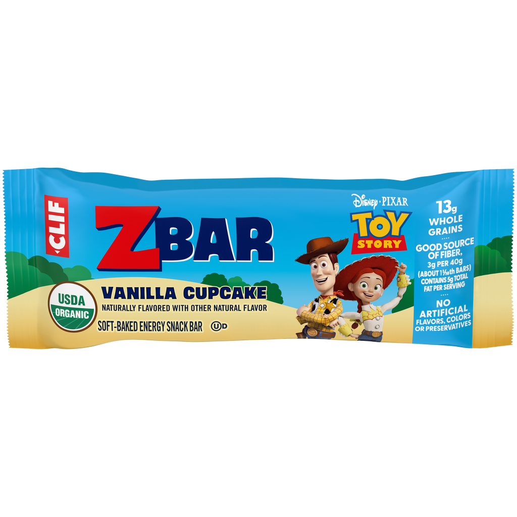 Toy Story - Vanilla Cupcake - Soft-Baked Energy Snack Bars - Non-GMO - 13g Whole Grains - USDA Organic Granola Bars (6 Pack) M1